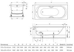 Bette Стальная ванна Pur 8760 – фотография-2